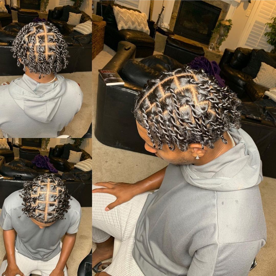 short two strand twists