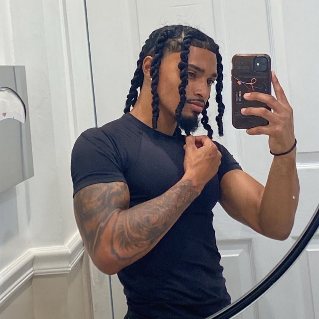 two strand twists on mixed men