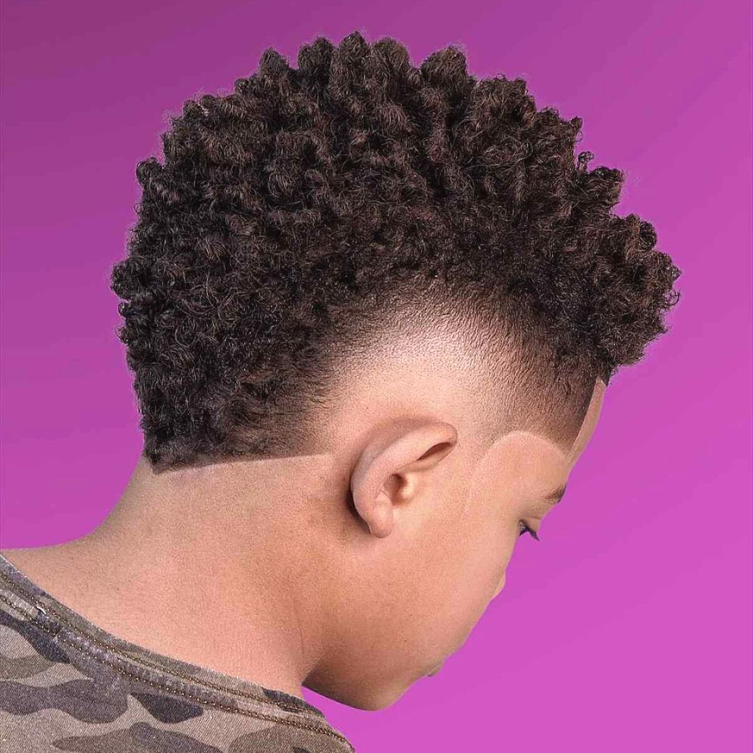 black men hair cut