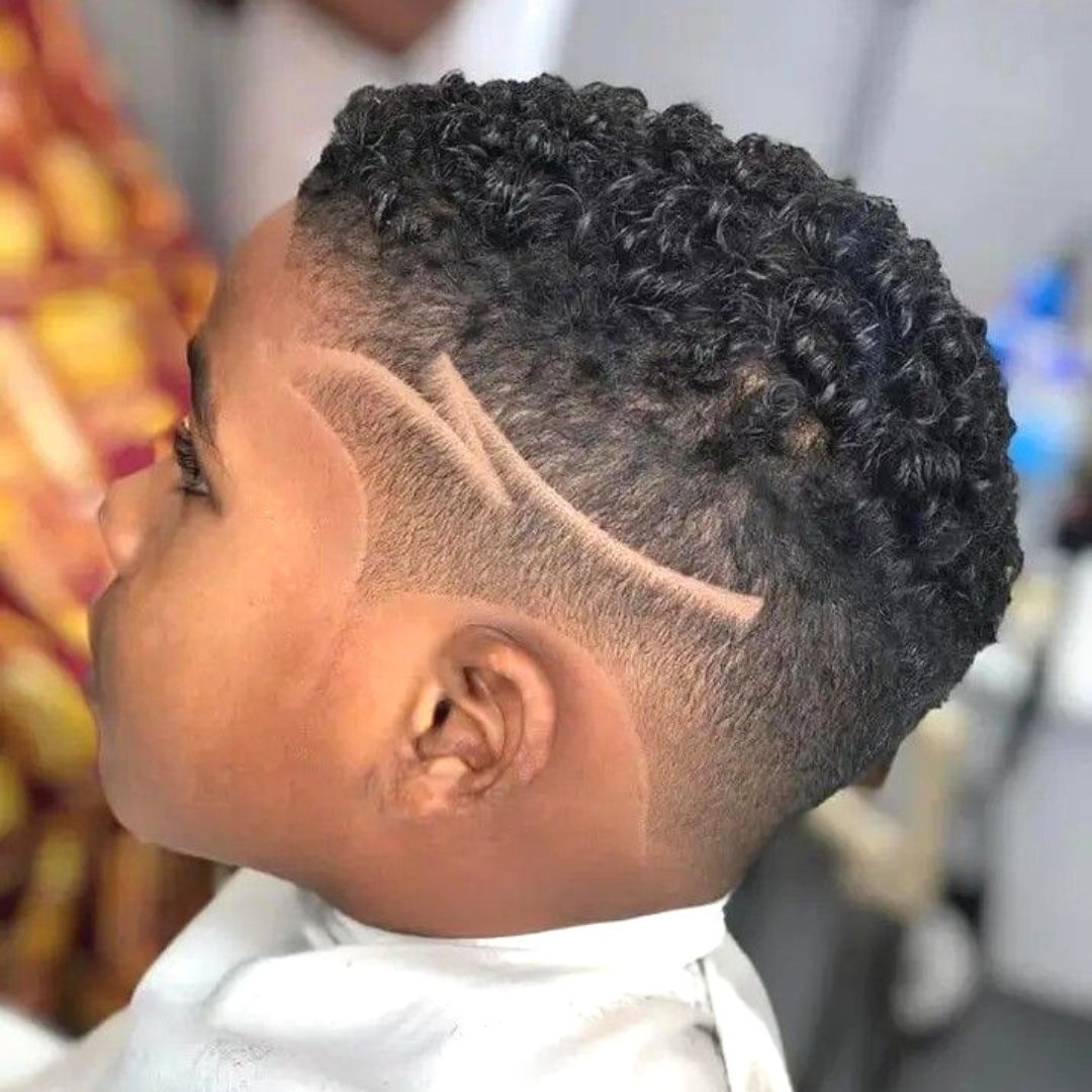 fade hair cut for black boys