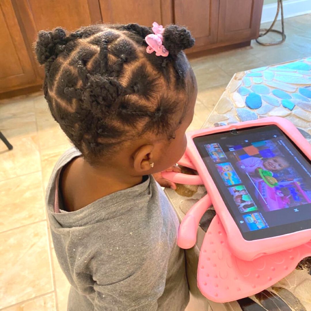 simple hairstyle for black toddlers