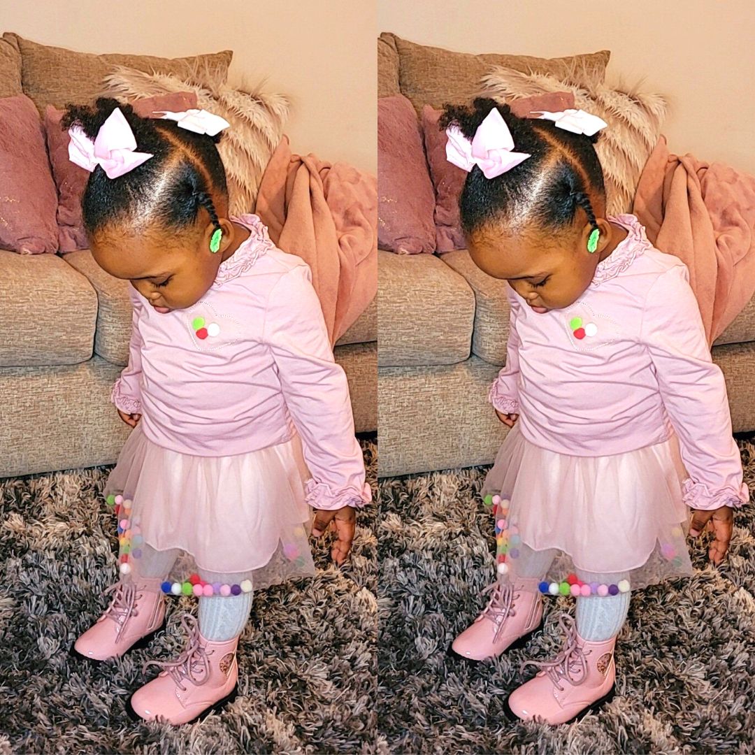 bow hairstyle for black babies