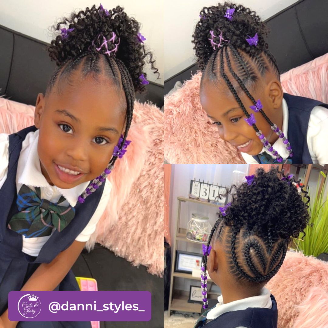 black girl hairstyle for day care