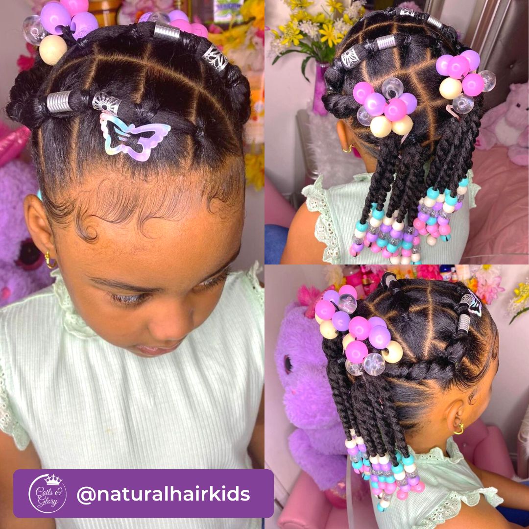 easy natural hairstyle for black girls
