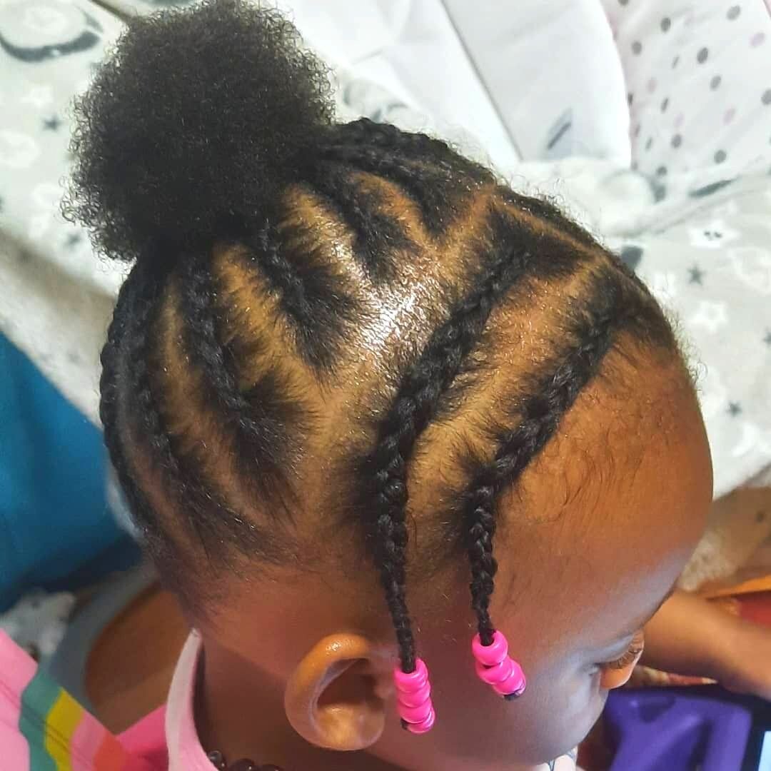 braid hairstyle for 1 year old girls