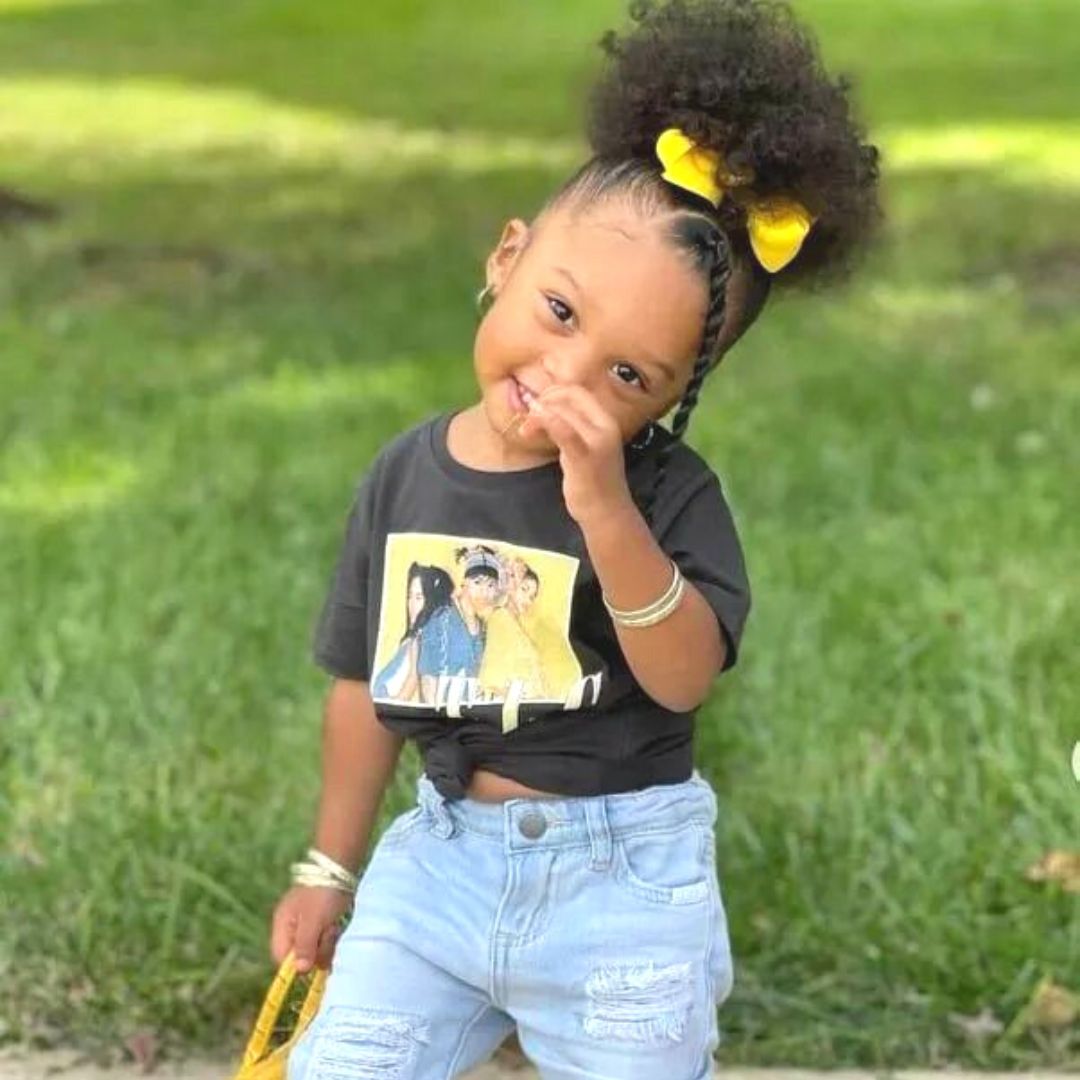natural hairstyle on black kids