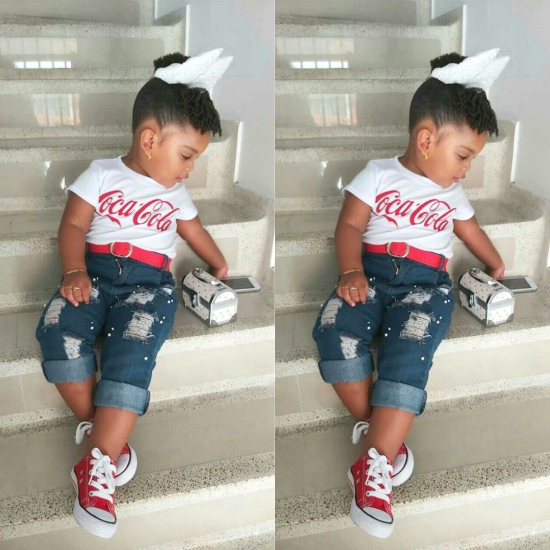 short hair hairstyle on black girls