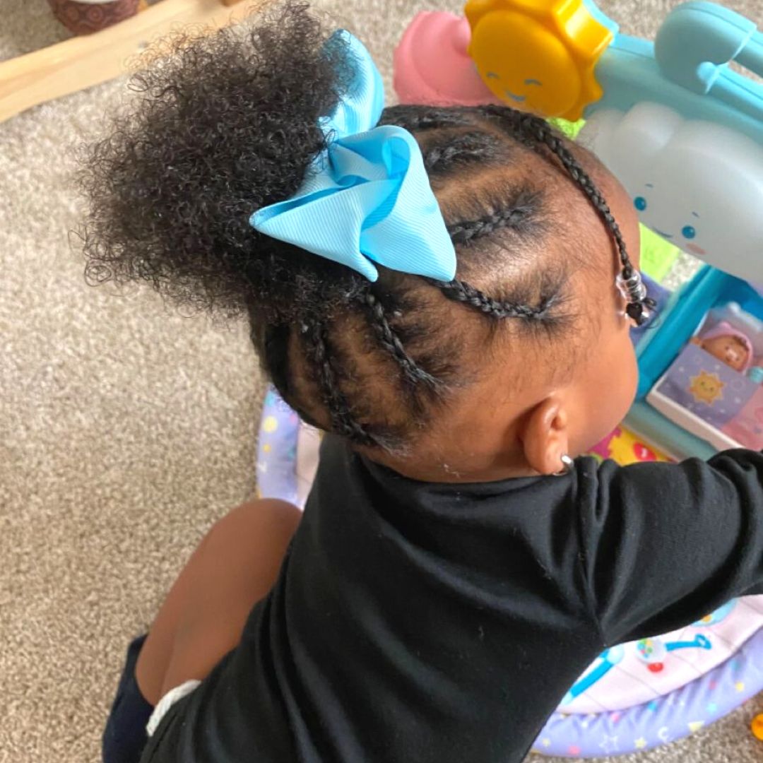 easy hairstyle for one year old black girls