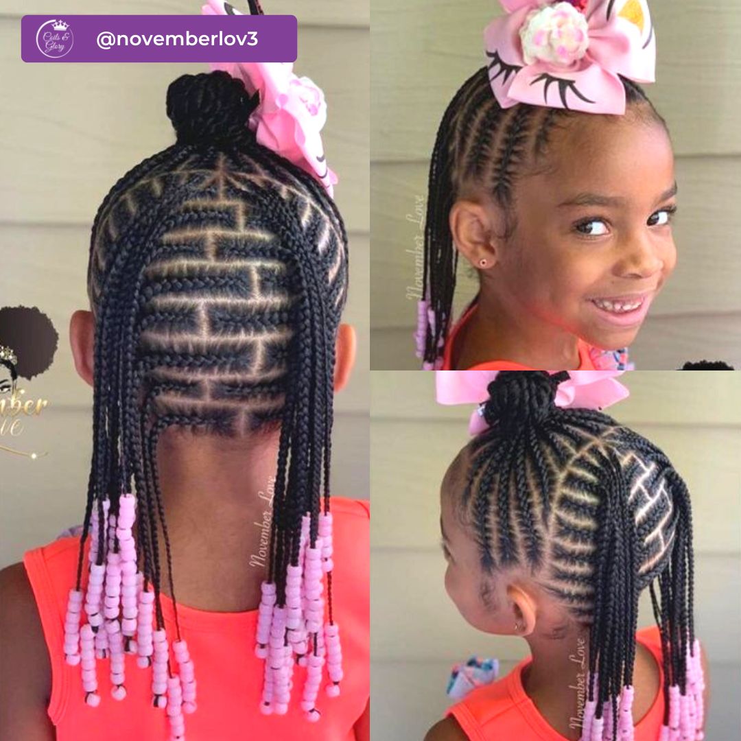 school hairstyle for black girls