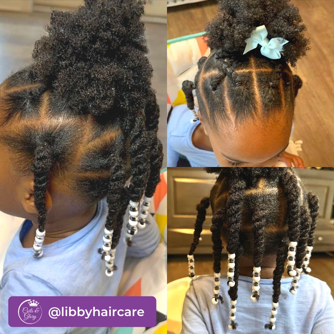 two strand twist hairstyle for toddlers