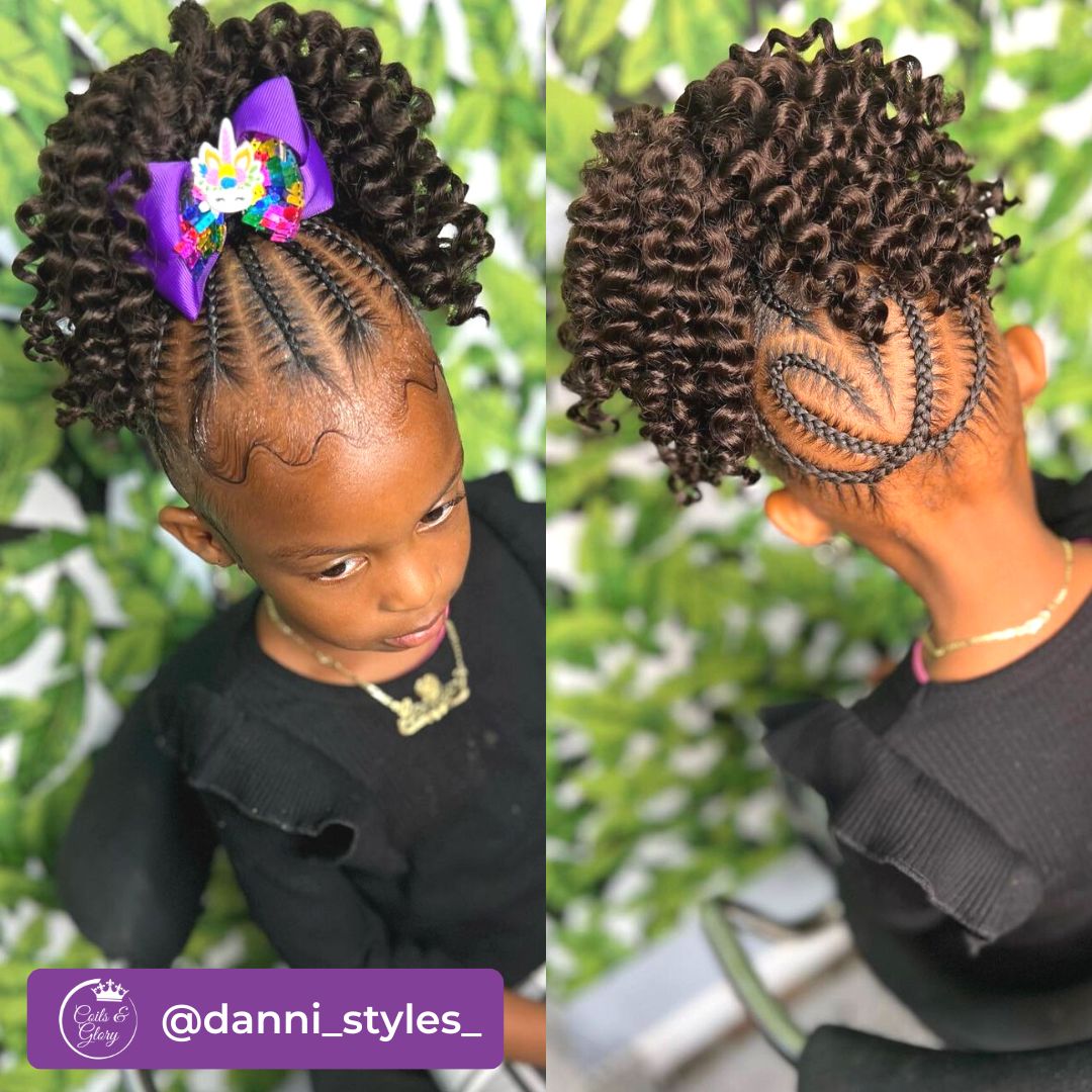 cornrows hairstyle for 5 year old black girls