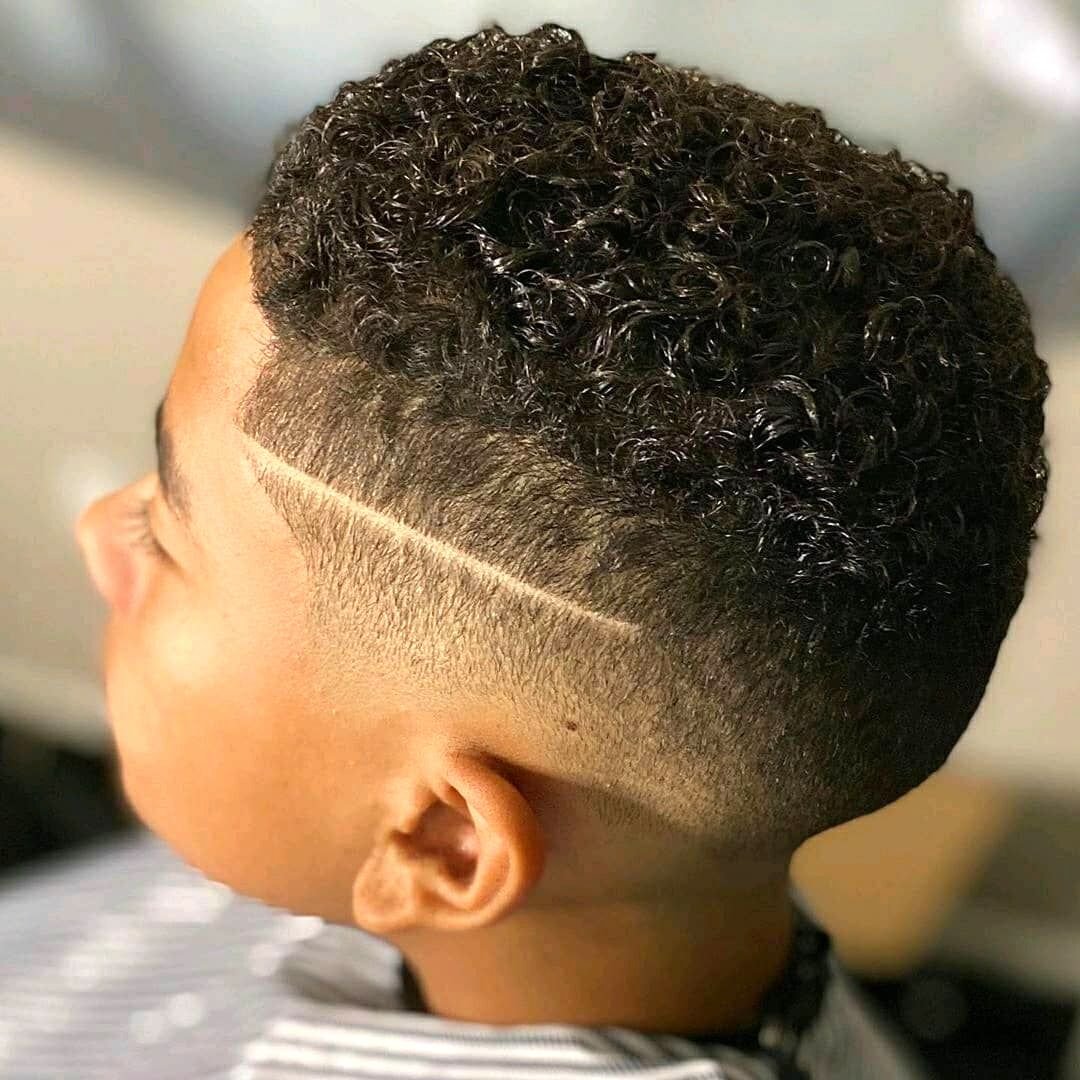 classic fade hair cut for black boys