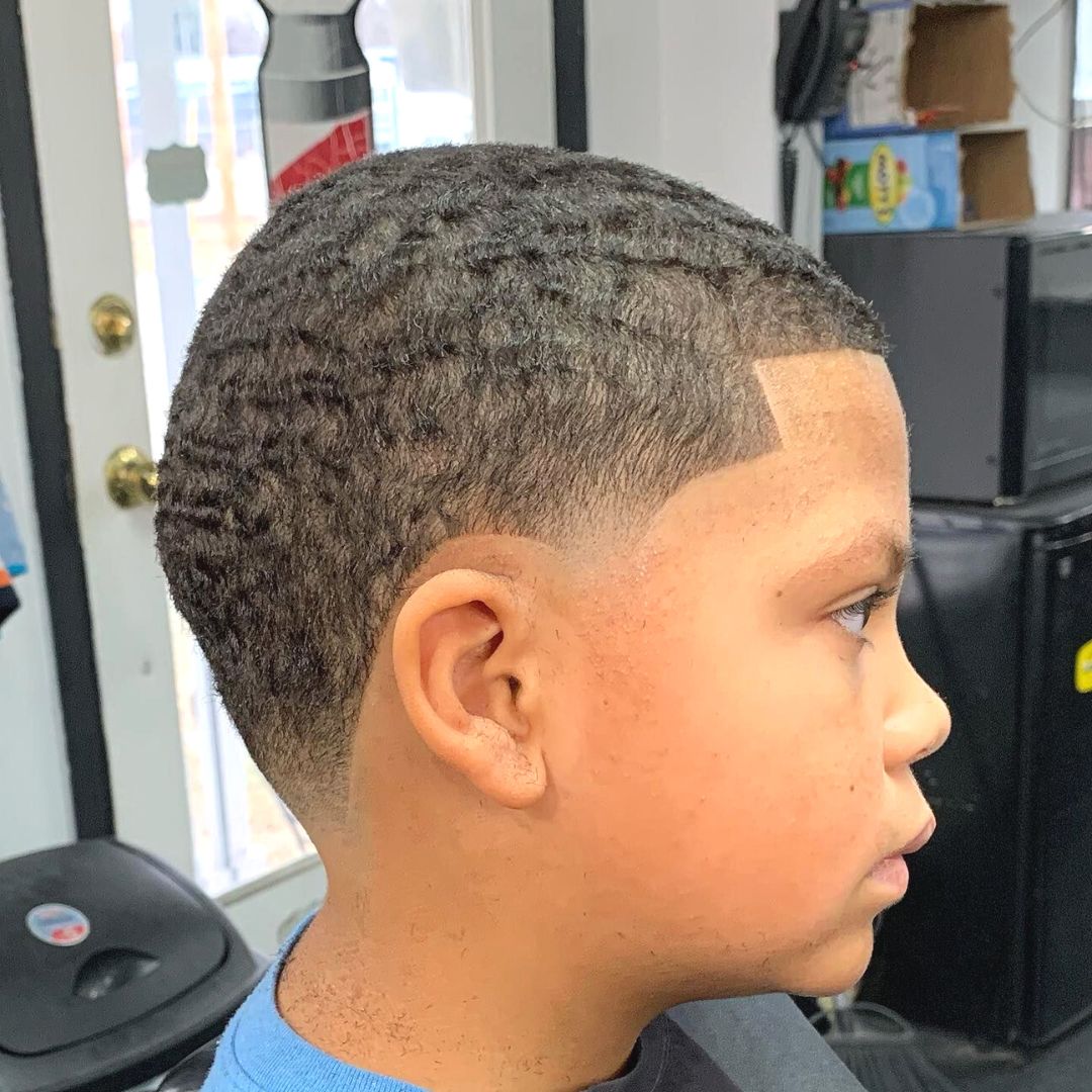 black boys hair cut