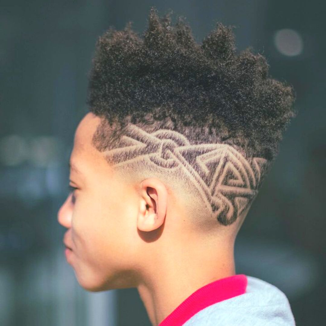 tribal hair cut for black boys