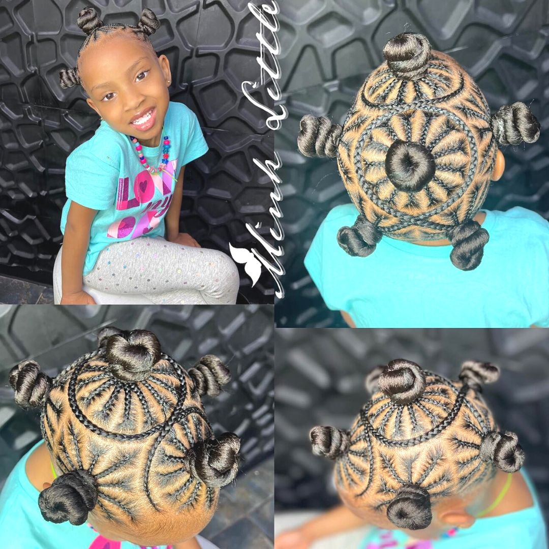 braided hairstyle for toddlers