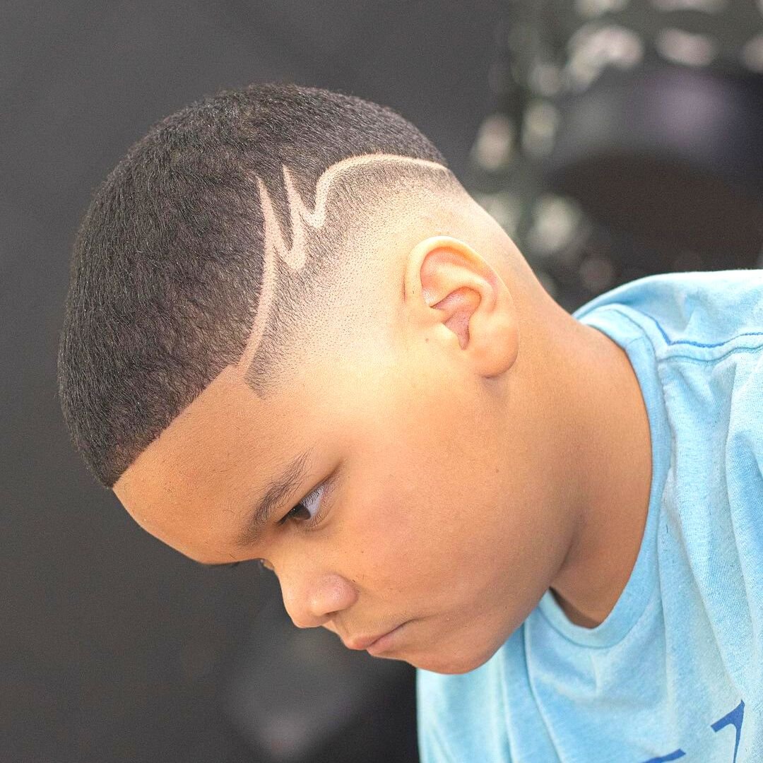 short haircut for black boys
