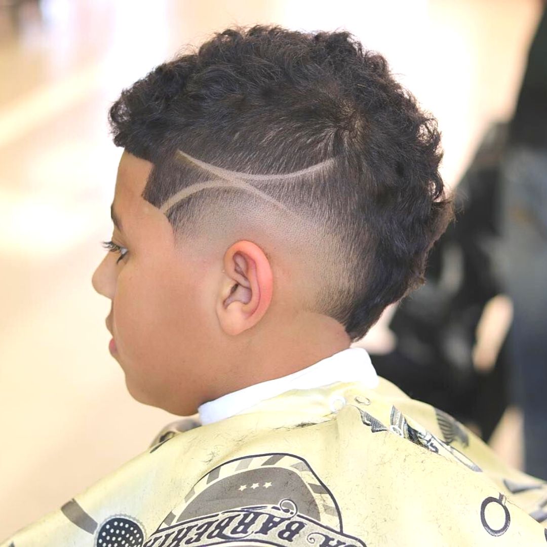 tribal haircut on black boys