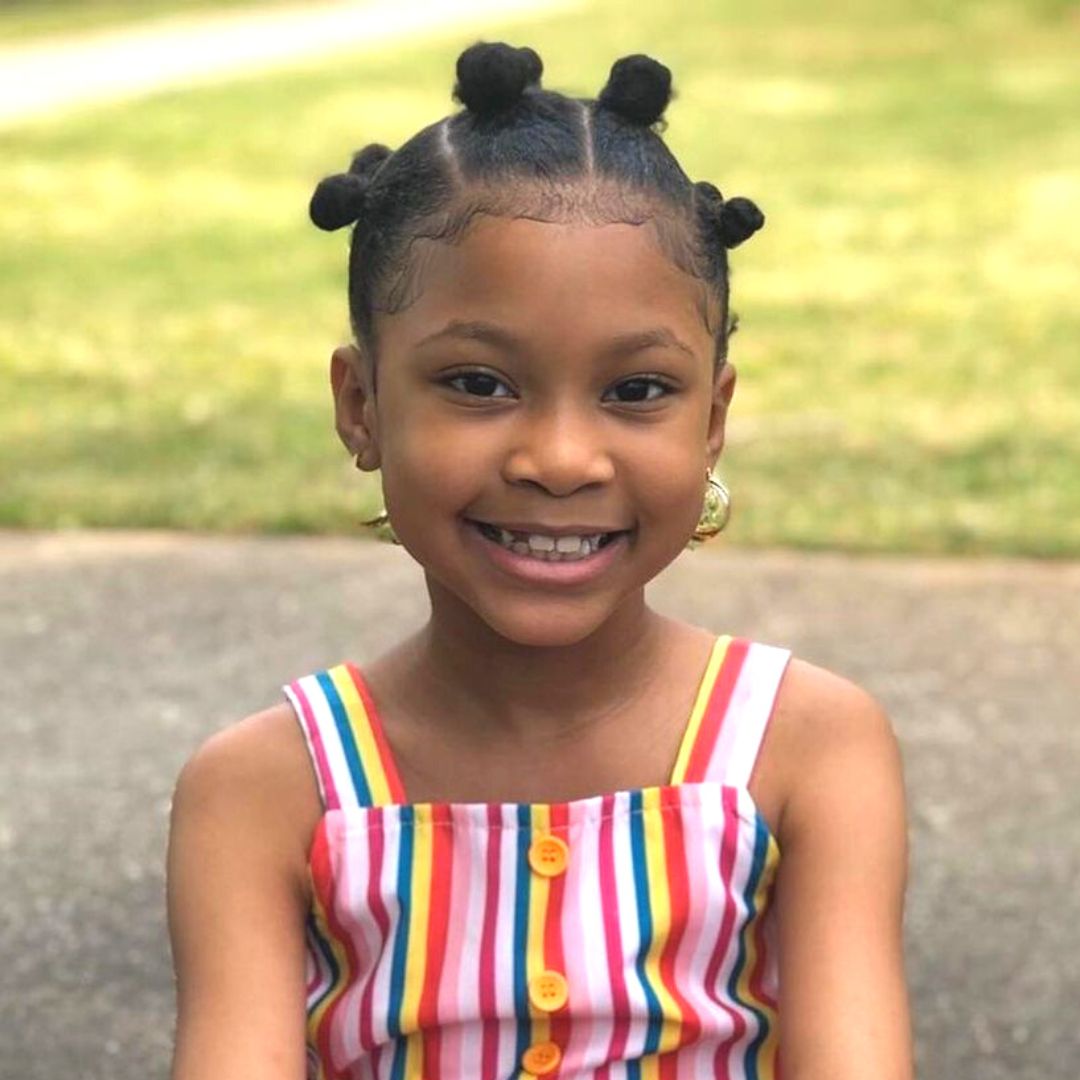 bantu knot hairstyle on black girls
