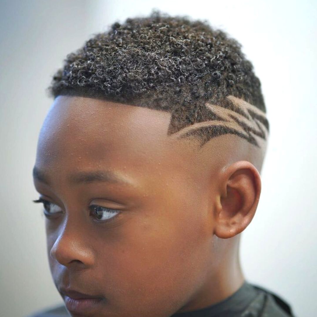 short curls hairstyle for black boys