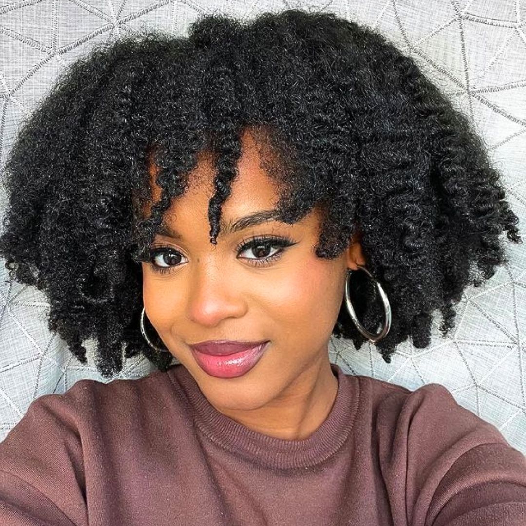 easy professional natural hairstyle on black ladies