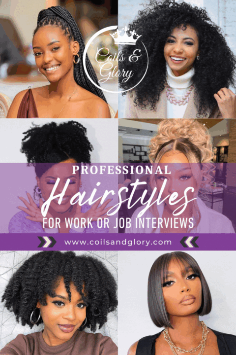 Lovely professional hairstyle you should try on work or job interviews