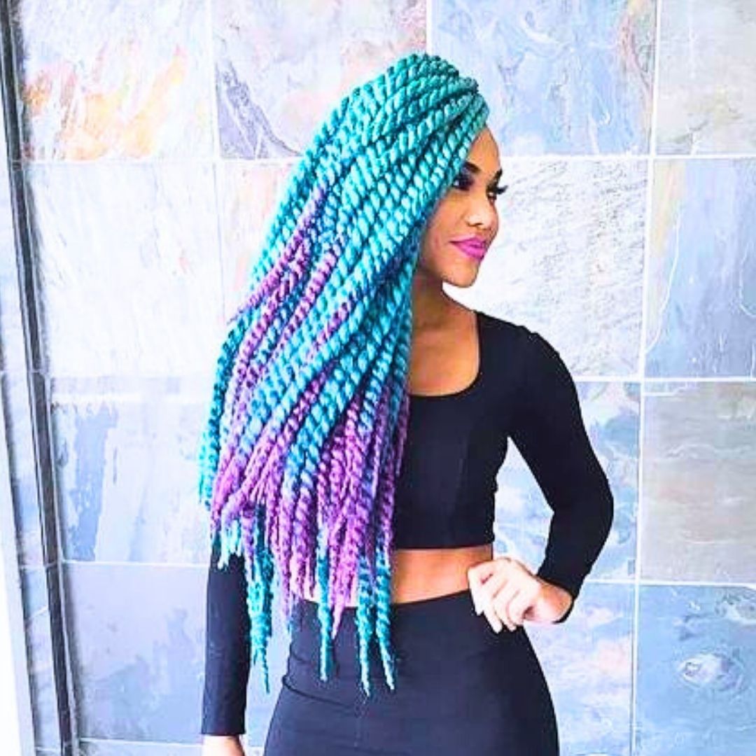 jumbo yarn twists for natural hair