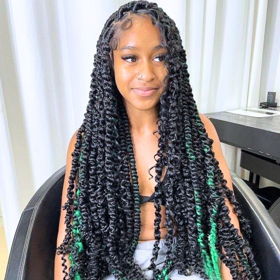 passion twists hairstyle for black girls