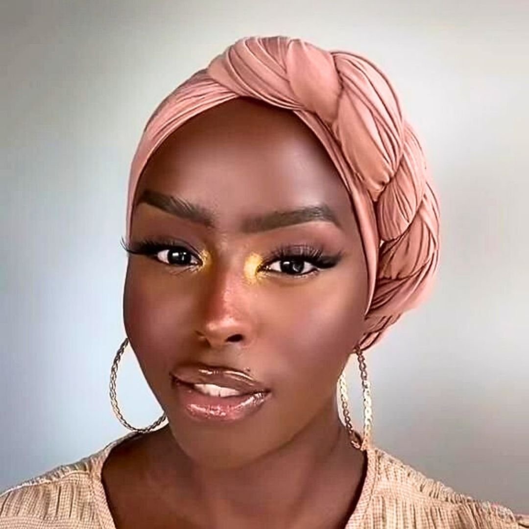 wrap style black hair
