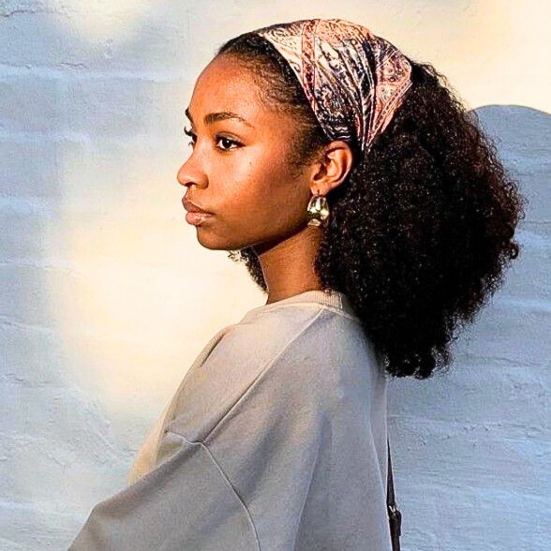 head wrap style on black girls