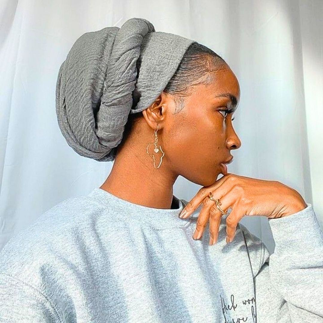 head wrap style for black women