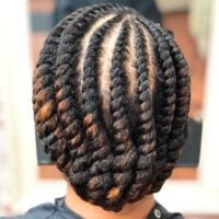 Flat twists for black women