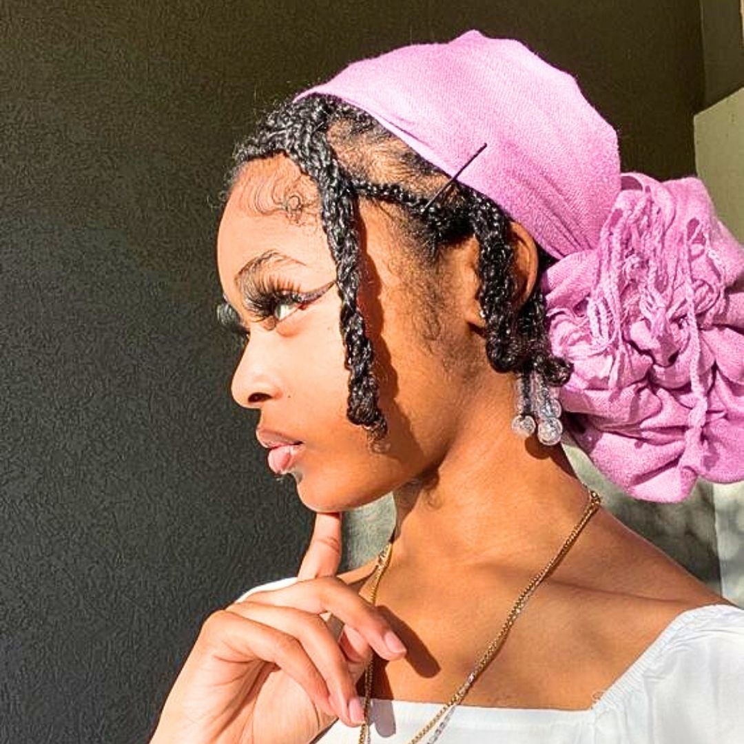 headwrap style on black girls