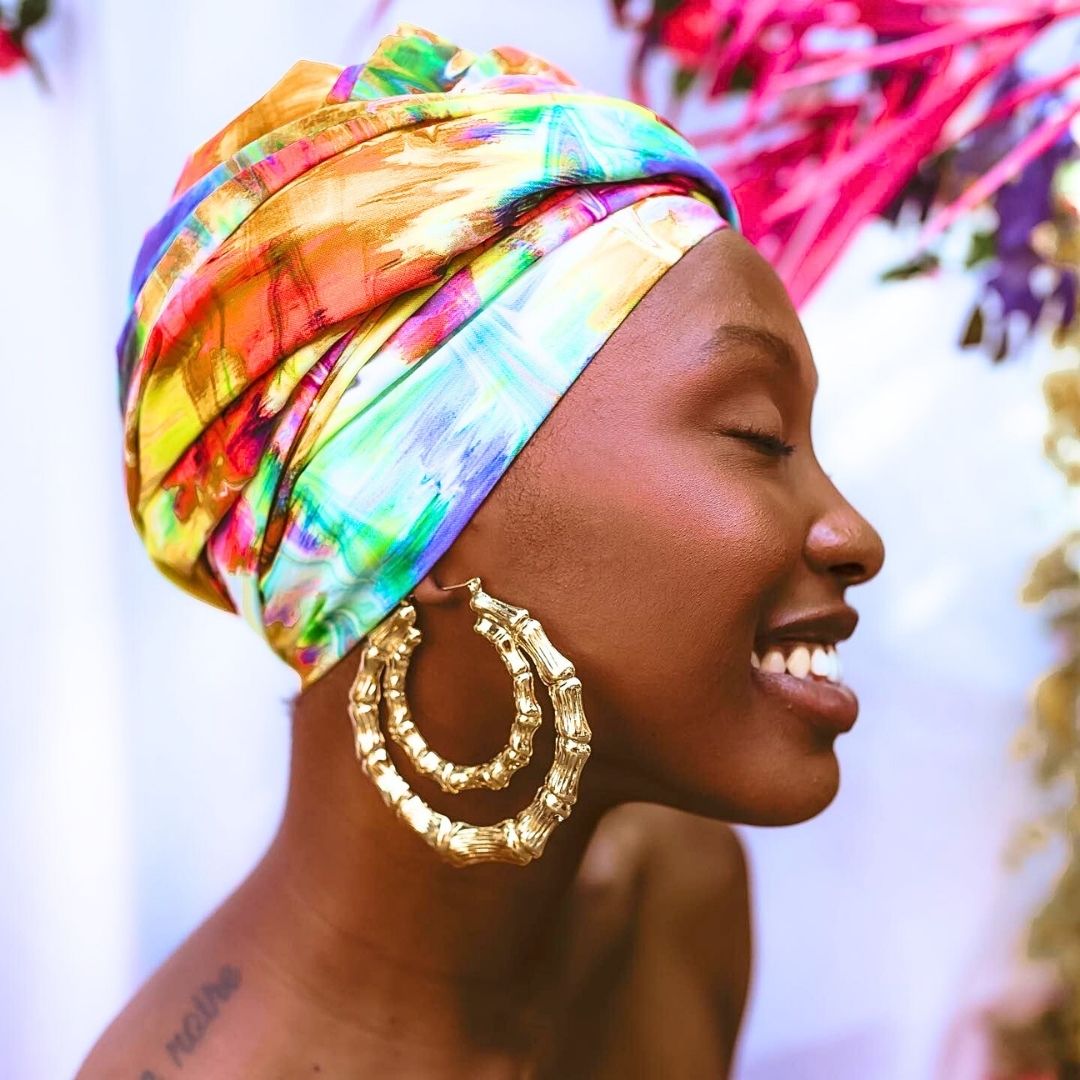 head wrap for short hair