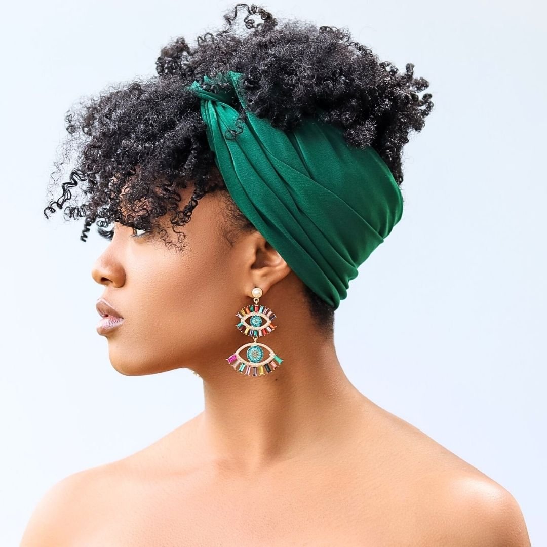 beautiful headwrap for black girls