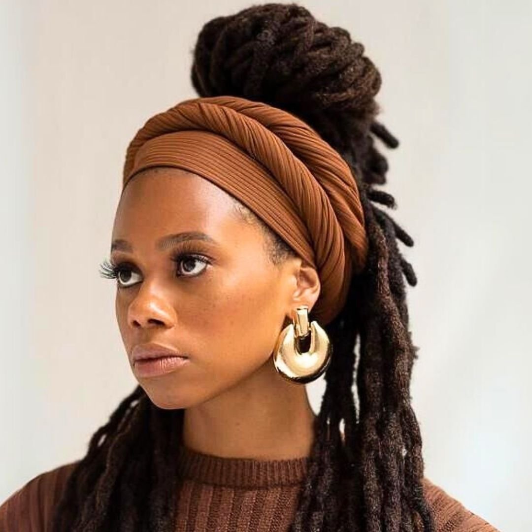 head wrap for long locs