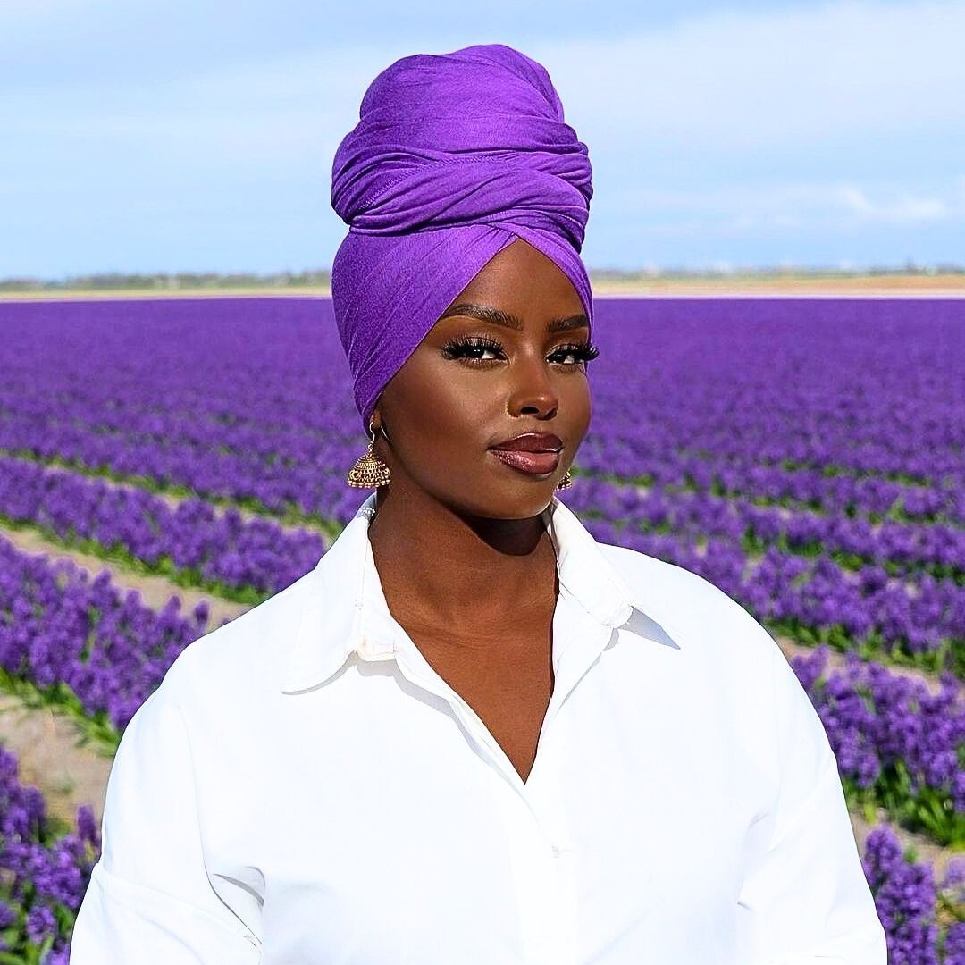 head scarf style on black girls