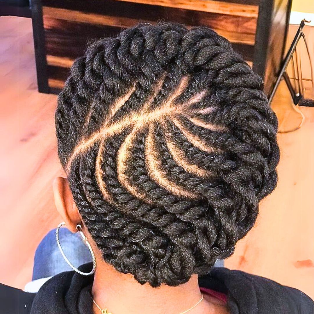flat twist for black women