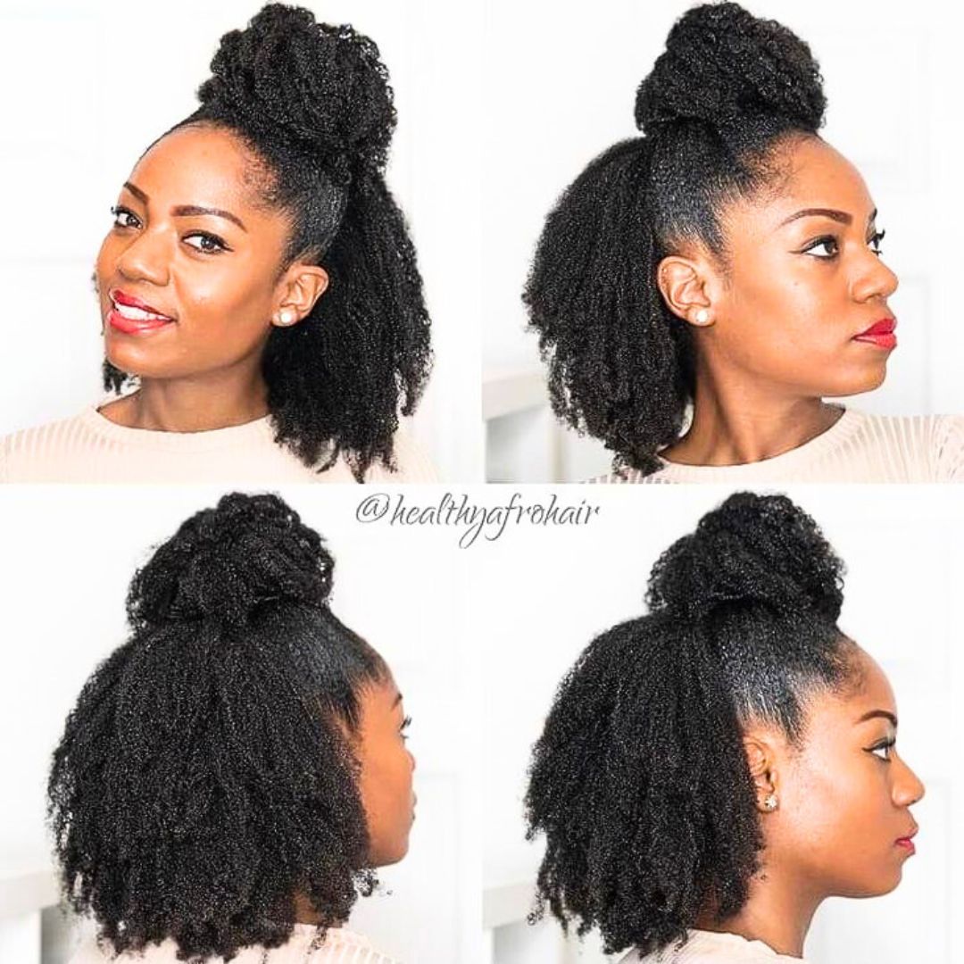 updo corporate hairstyle on black women