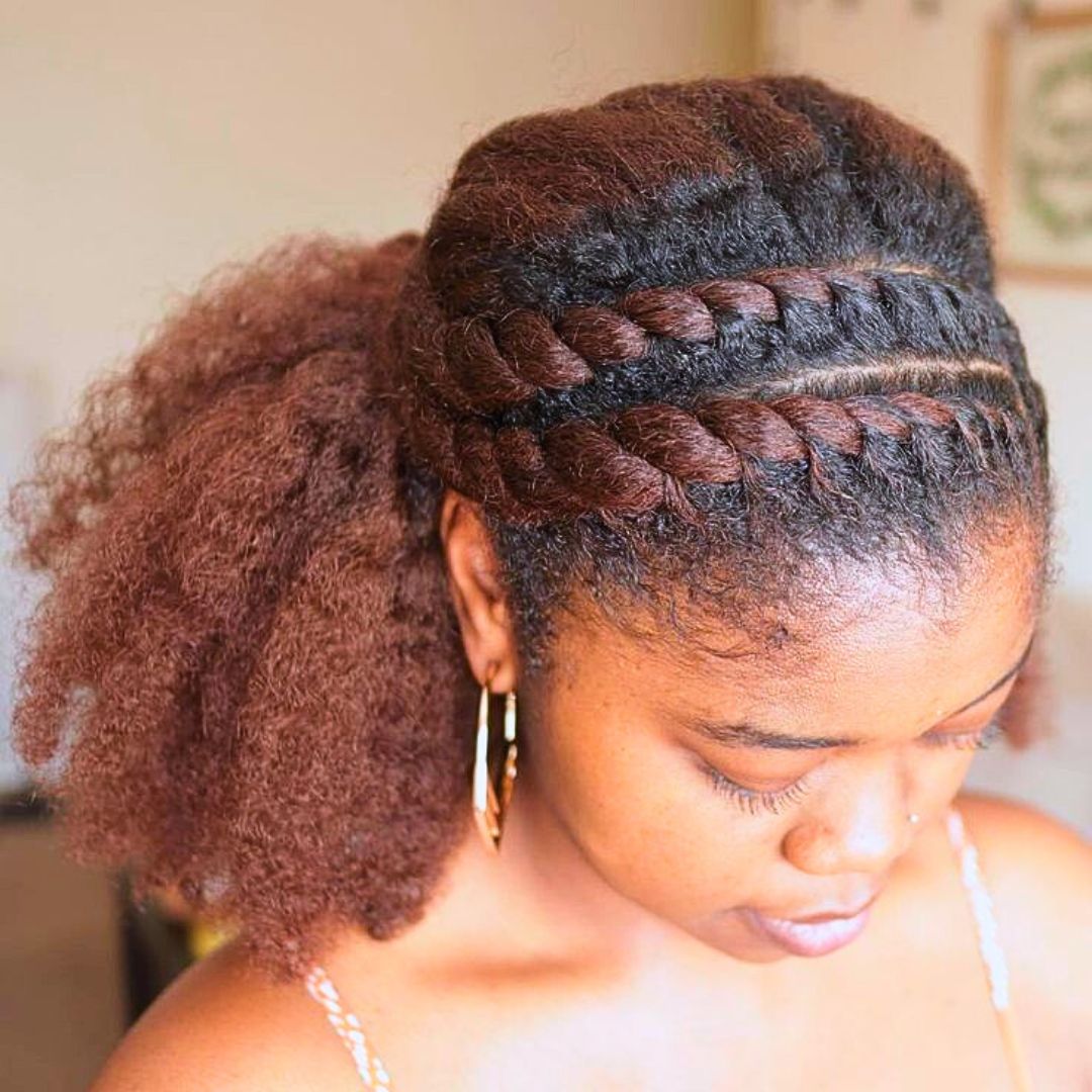 natural hairstyle for work