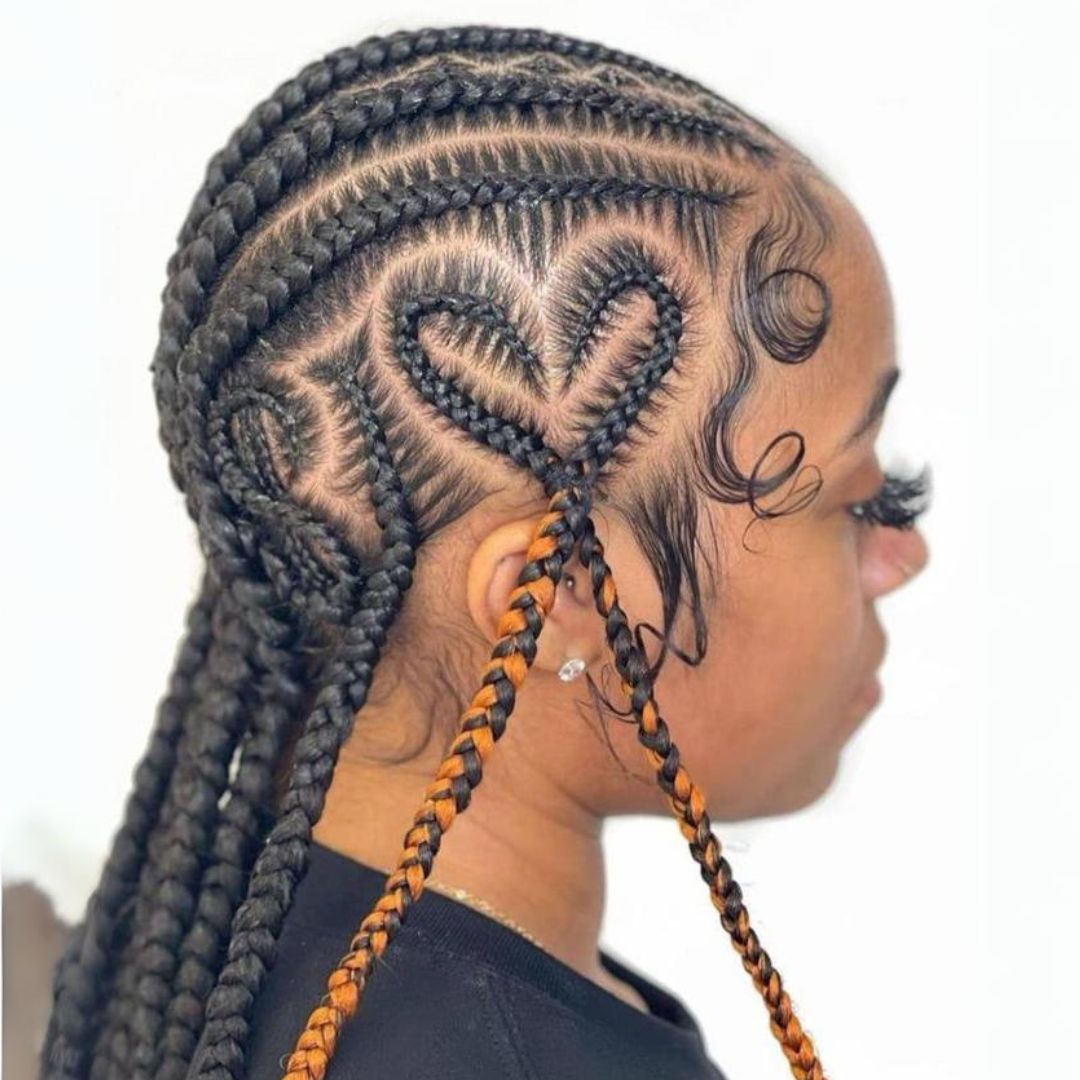 cornrows hairstyle for corporate work