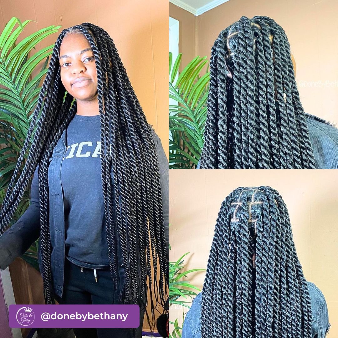 long passion twists hairstyle