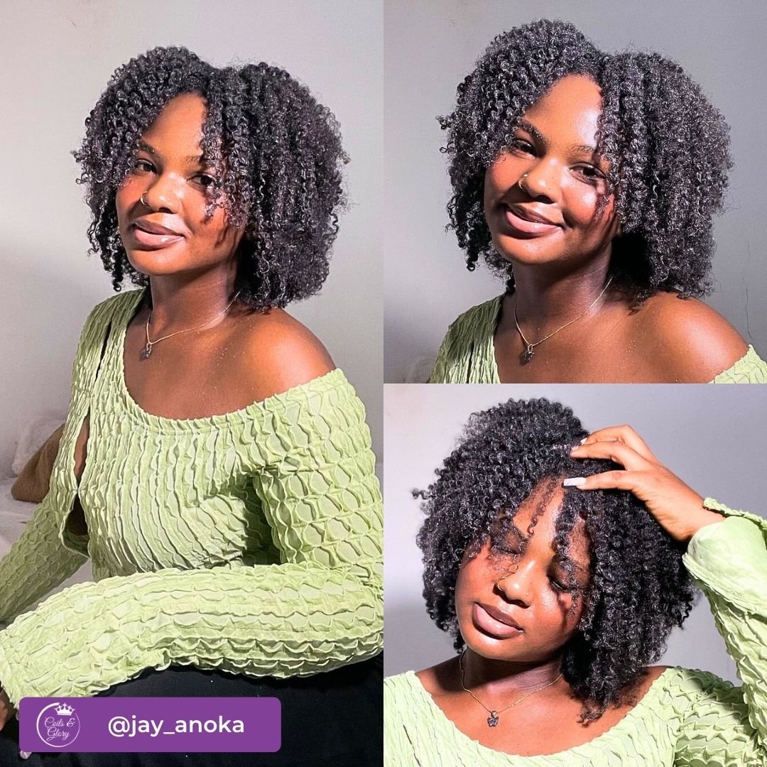 short twist out for black girls