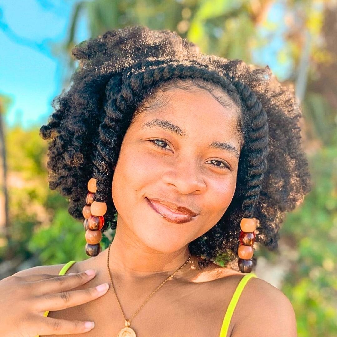 twist out on short hair
