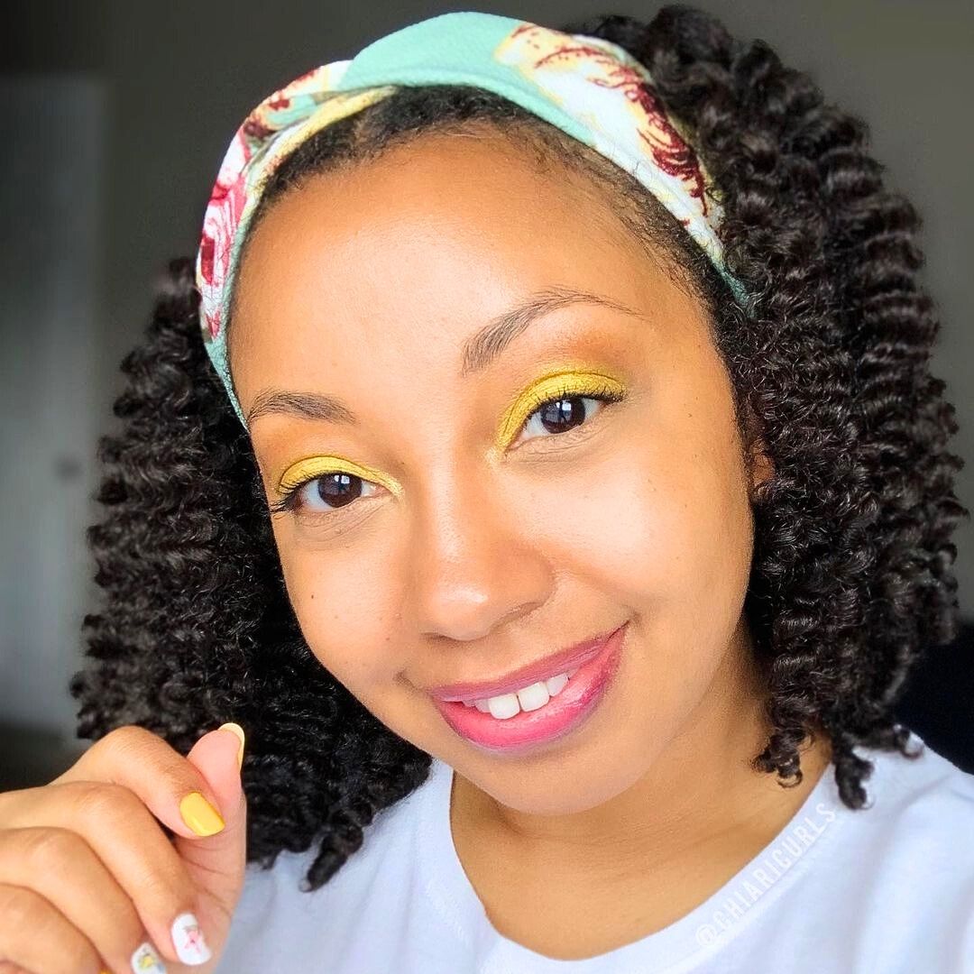twist out on short natural hair