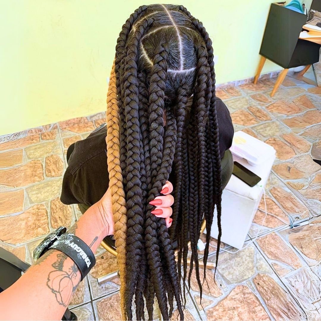 jumbo knotless braids