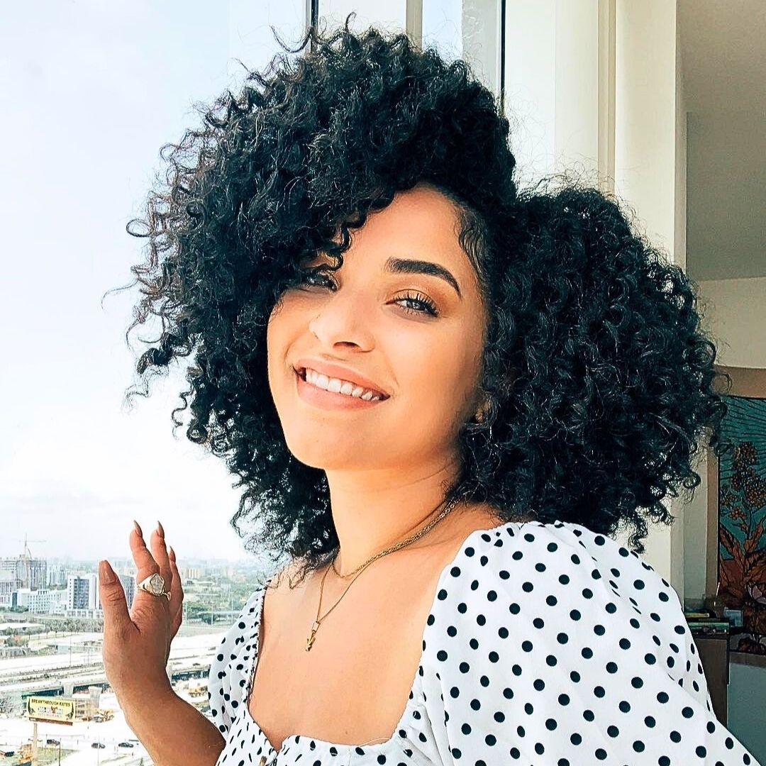 side part twist out for black women