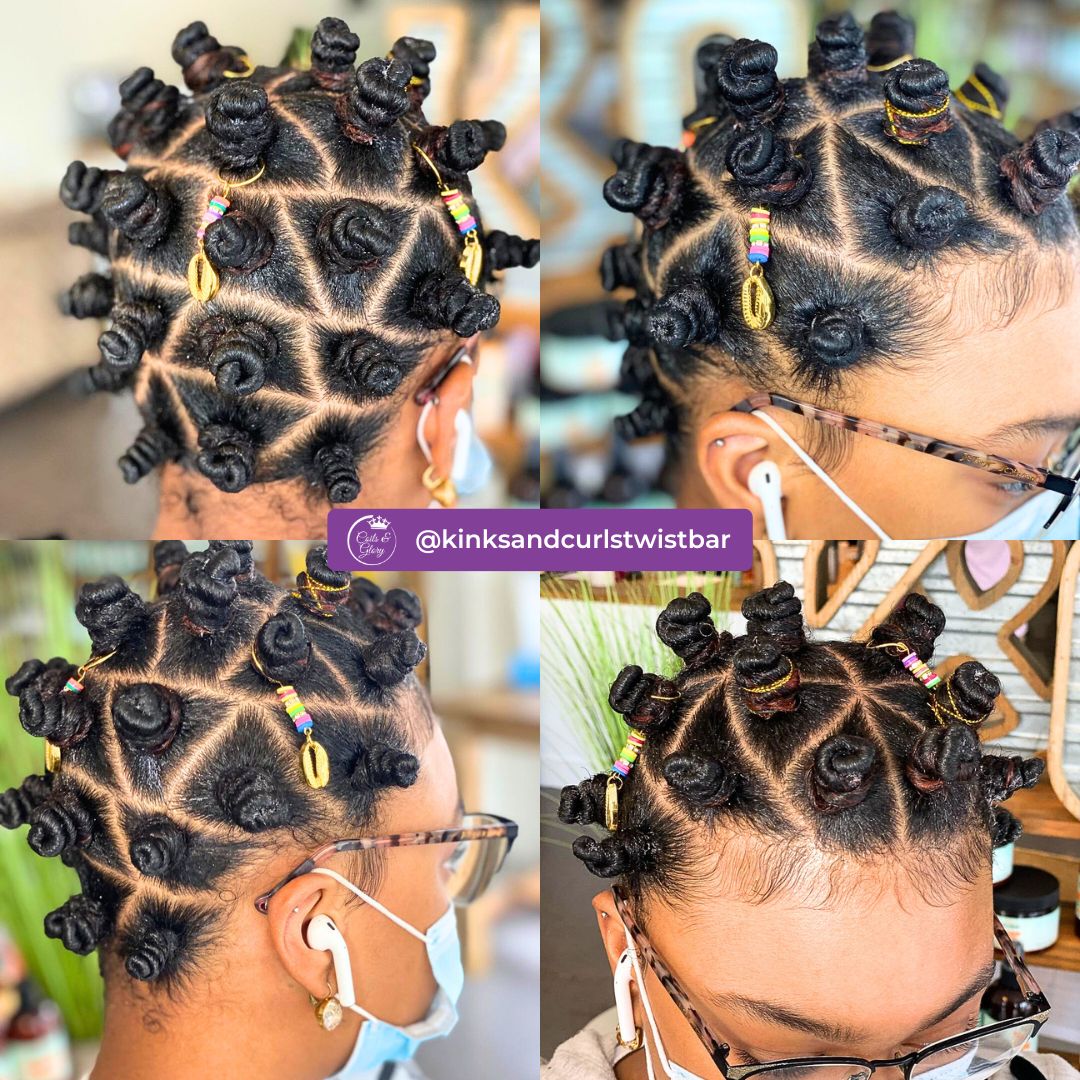 natural hairstyle on teenage girls