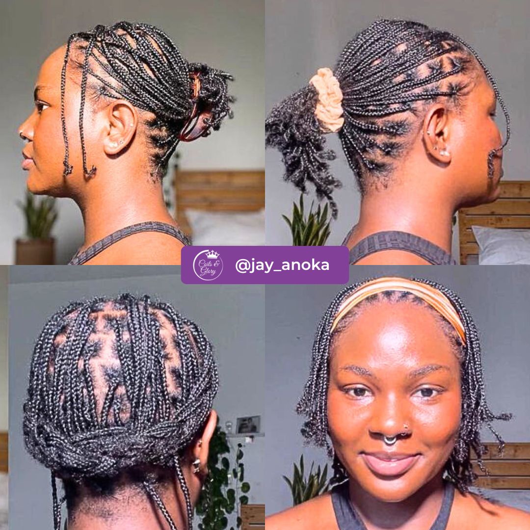 mini box braids