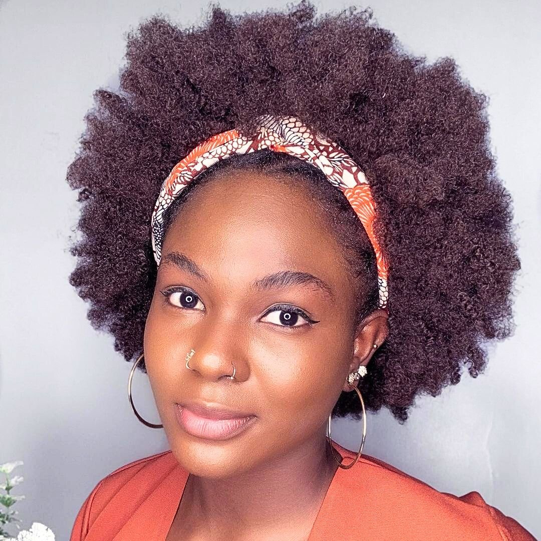 afro natural hairstyles on black teenage girls