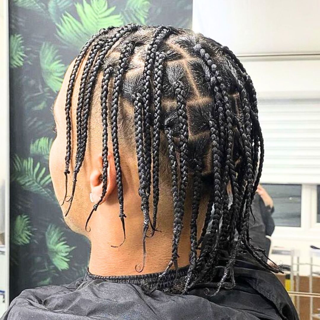 men box braids hairstyle